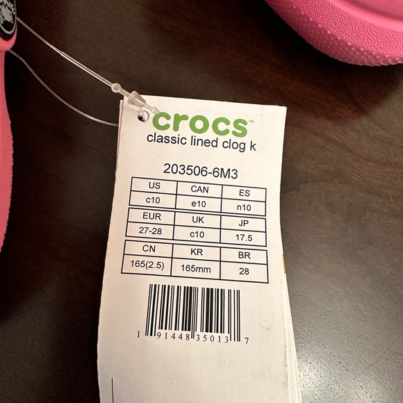 ❌SOLD❌CROCS CLASSIC LINED CLOG - Picture 3 of 4